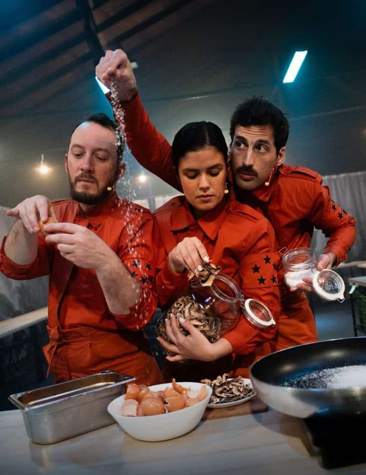 Comer a Terra . Uma peça de teatro-comestível